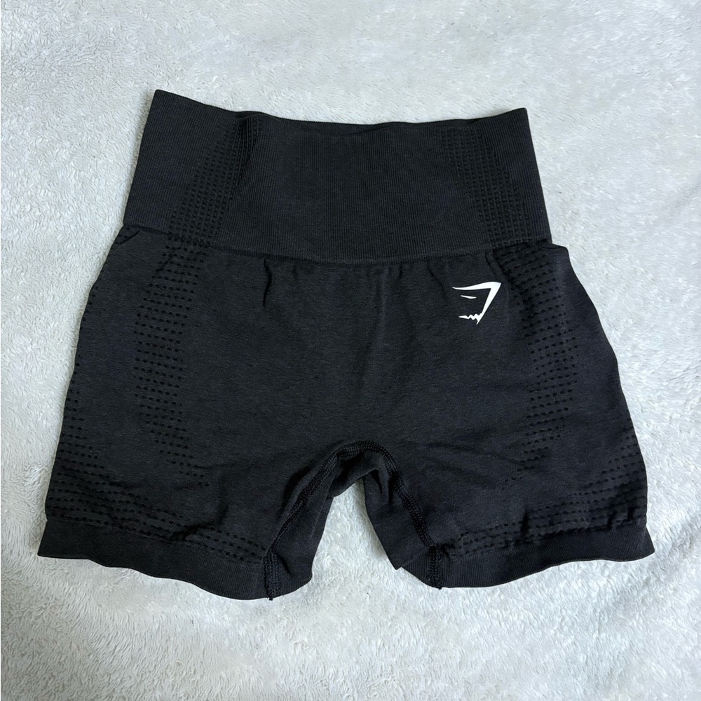 Black Gymshark Women's Athletic Shorts